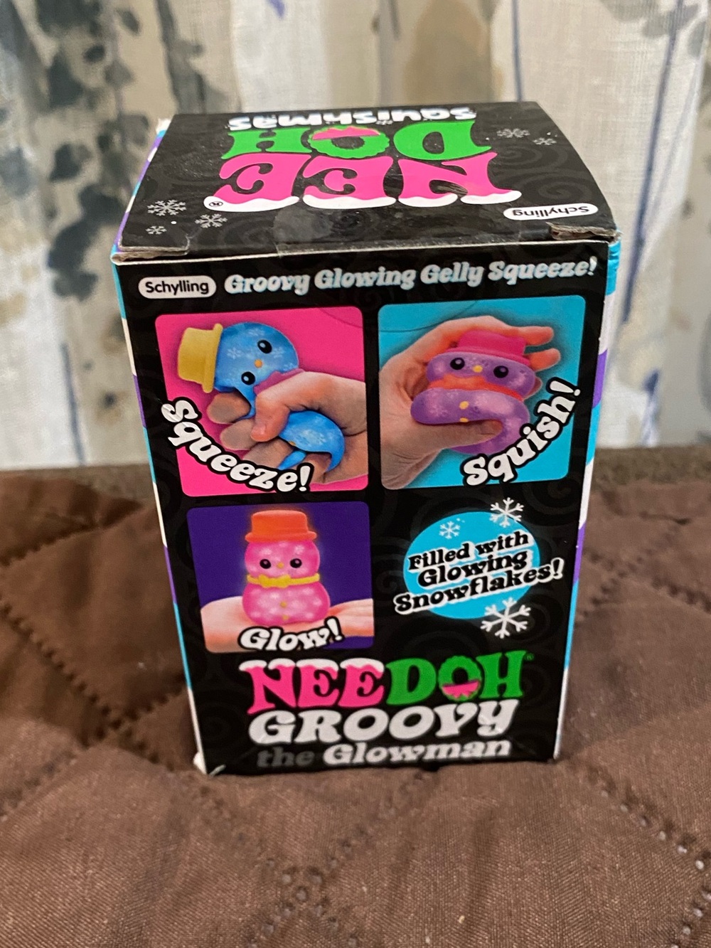 Nee Doh Groovy the Glowman - Pink Glow Gelly Squeeze - Picture 3 of 5